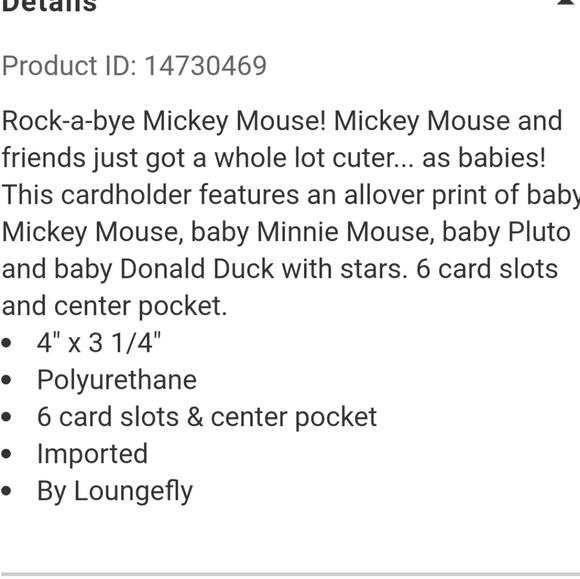 NWT Loungefly Baby Mickey and Friends backpack and cardholder - Picture 10 of 16